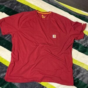 Carhartt Men's Classic Red Short Sleeve Tee
